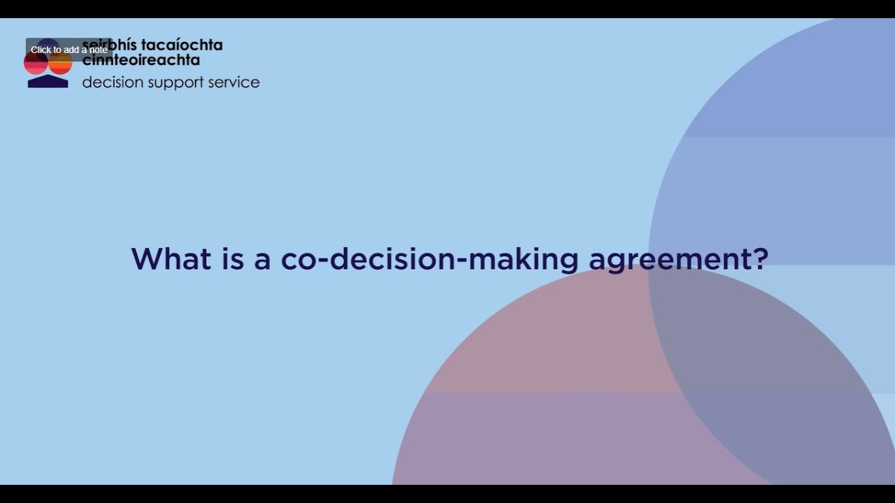 DSS Information: Co-Decision-Making Agreement