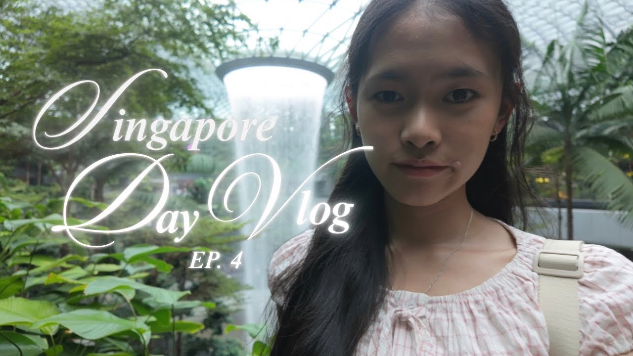 a day in singapore: cloud forest, flower dome, jewel changi!🦎