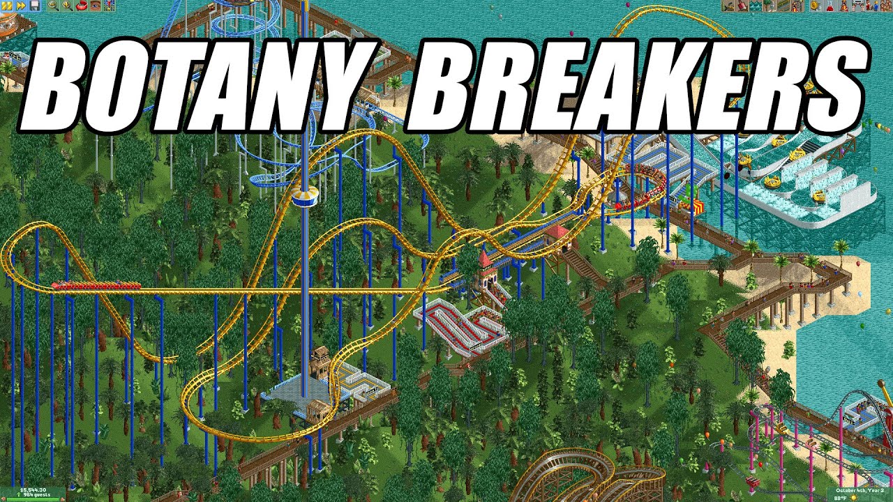 Botany Breakers Playthrough - RollerCoaster Tycoon 2