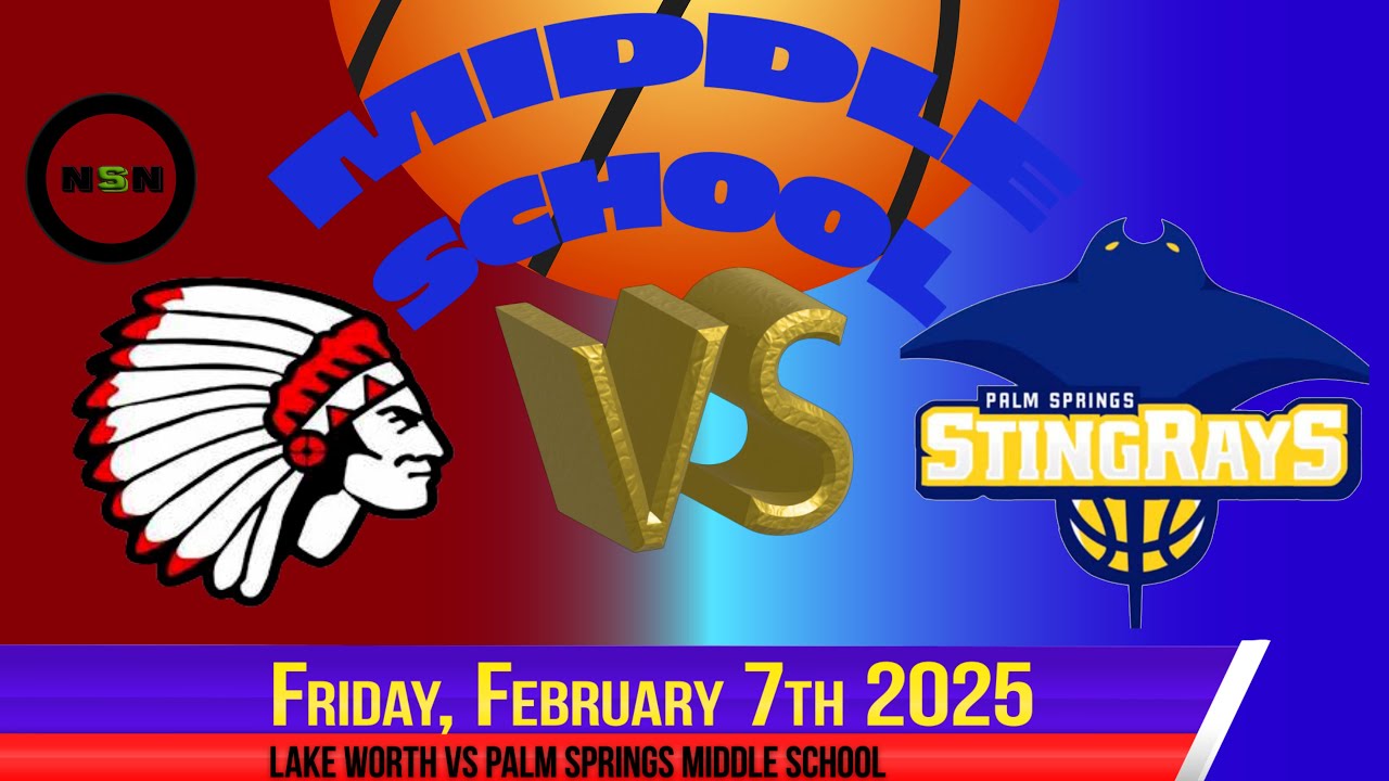 2.7.2025 Lake Worth vs Palm Springs Middle School Boys Basketball