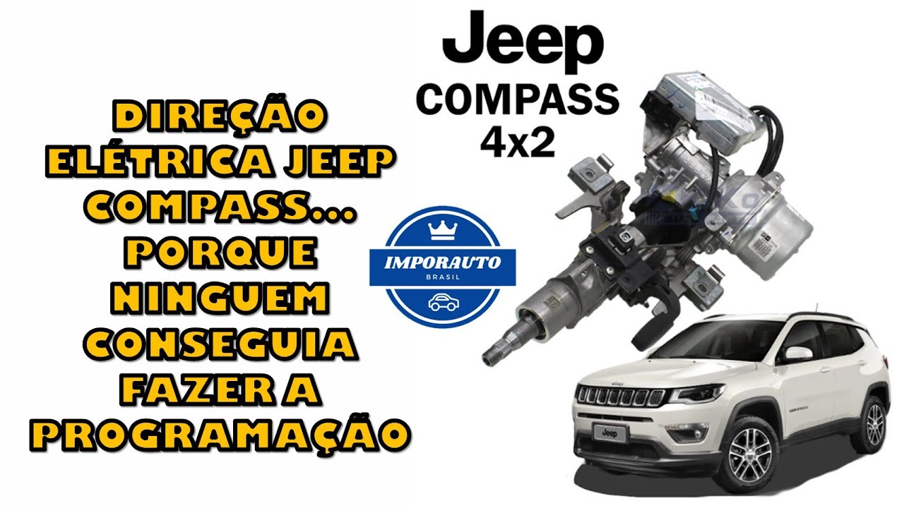 DIREÇÃO ELÉTRICA JEEP COMPASS...VEJA O PORQUE NINGUEM CONSEGUIA FAZER A PROGRAMAÇÃO...