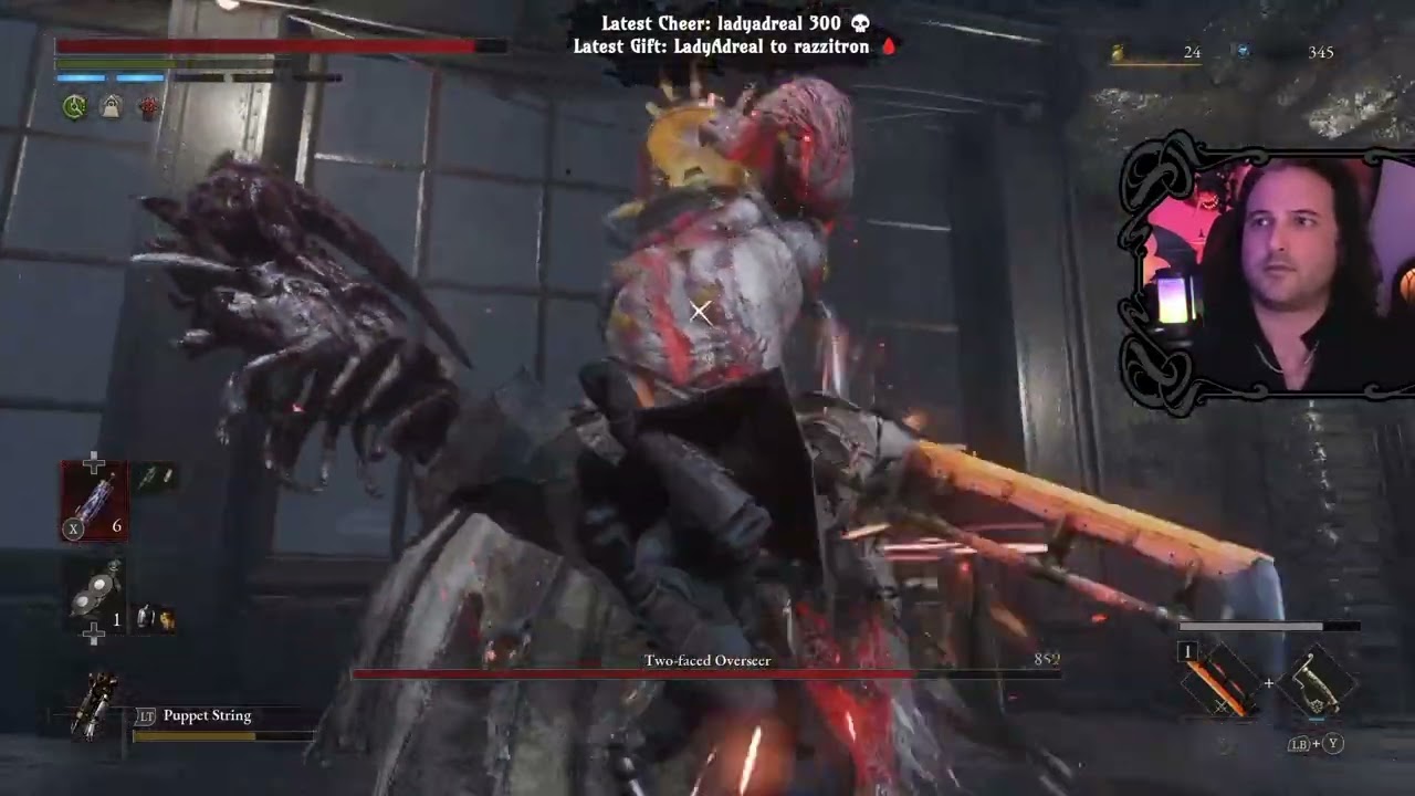 Lies of P DLC - Two Faced Overseer Boss Reaction/Win (NG | Legendary Stalker | Solo)