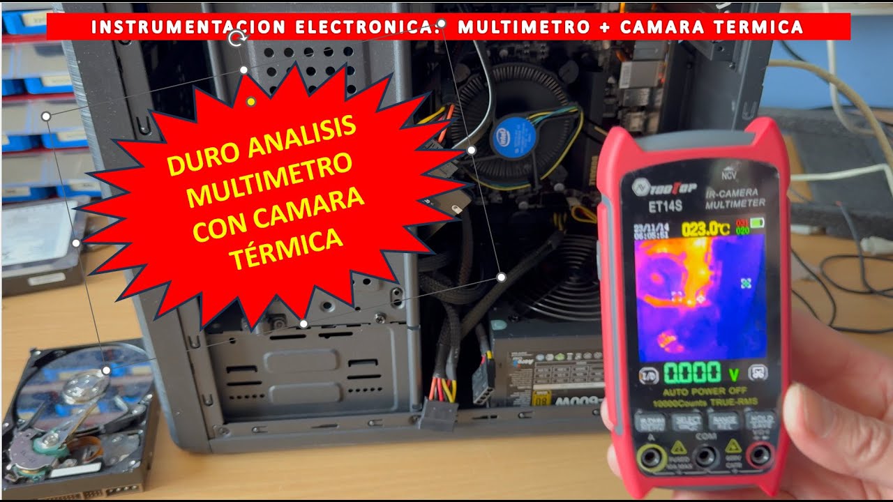 Interesante MULTÍMETRO con CÁMARA TÉRMICA