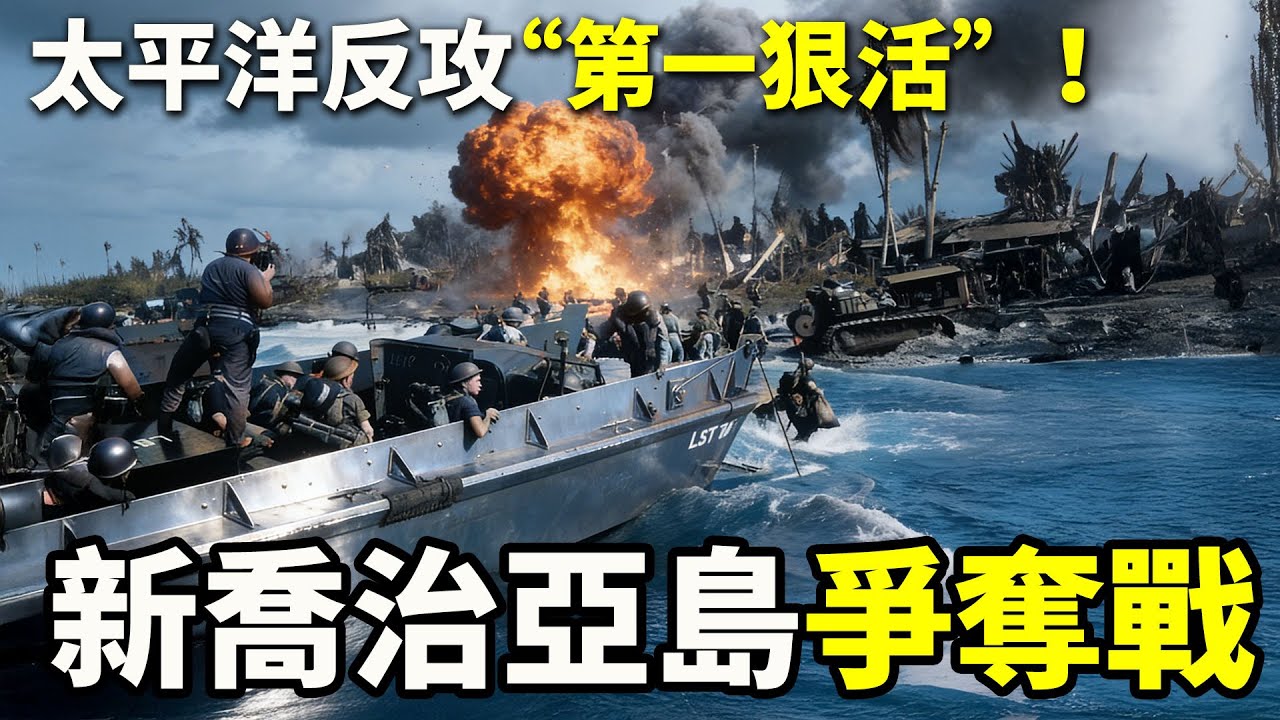 跳島戰術的 “開胃硬菜”！ 盟軍多路圍獵 vs 日軍困獸之鬥！“腳趾甲行動” 到底讓日軍有多疼？ ｜ 燃燒的大洋17