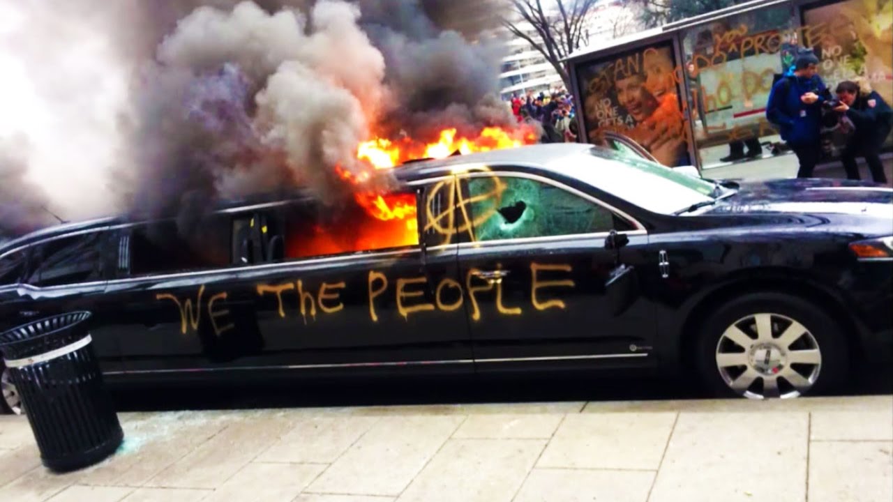 Punching Nazis & Setting Limos On Fire: The Black Bloc In the Trump Era