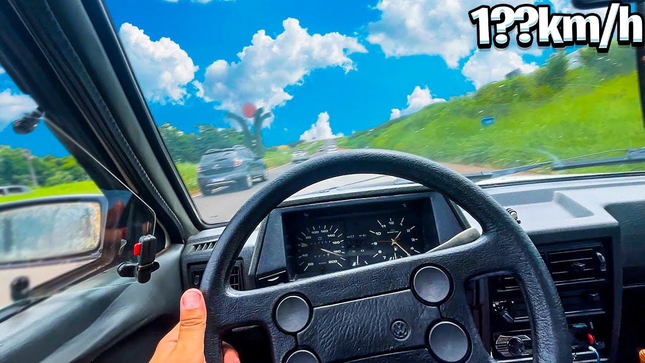 Acelerei tudo o meu gol quadrado, tentei TOP SPEED