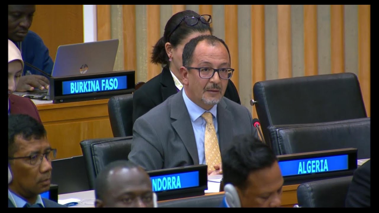Statement by DPR of Algeria during the general debate of the UN Second Committee