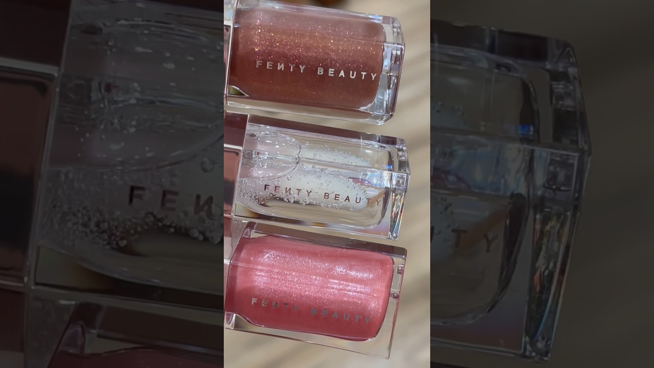 Fenty Beauty Lil Gloss Bomb Trio Set #fentybeauty #lipgloss #swatches #rihanna