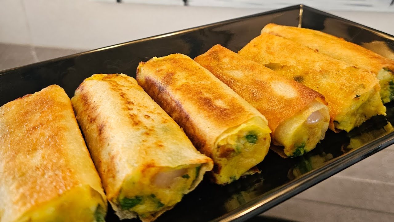 طريقة تحضير بريك بالتن🌮🇹🇳،بريك بالتن من غير قليان ومن غير فور،brik au thon