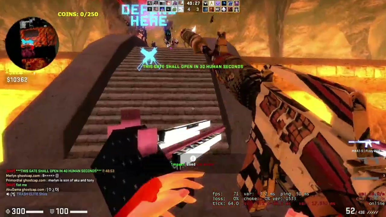 CS:GO Zombie Escape - ze_Diddle_v3 (Last level: The final diddle) on Ghostcap