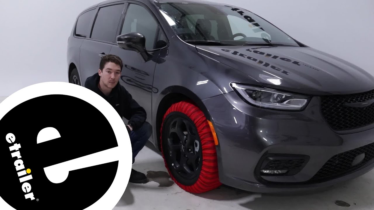 etrailer | Beginner’s Guide to Installing the ISSE Classic Snow Socks on a 2022 Chrysler Pacifica