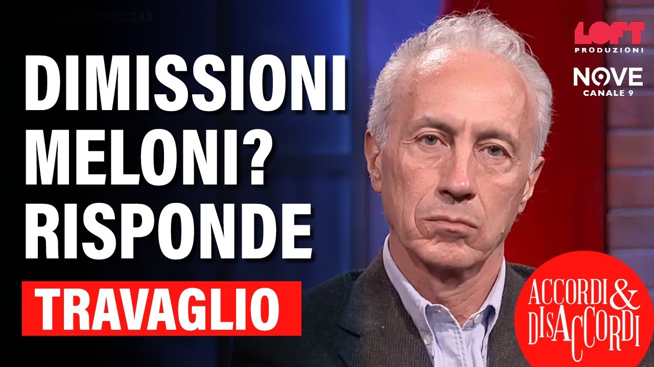 Dimissioni Meloni? Risponde Travaglio