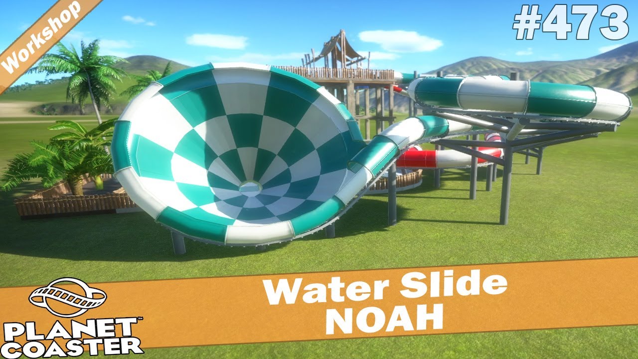 Water Slide - NOAH 🎢 PLANET COASTER 🎠 Attraktion Vorstellung #473