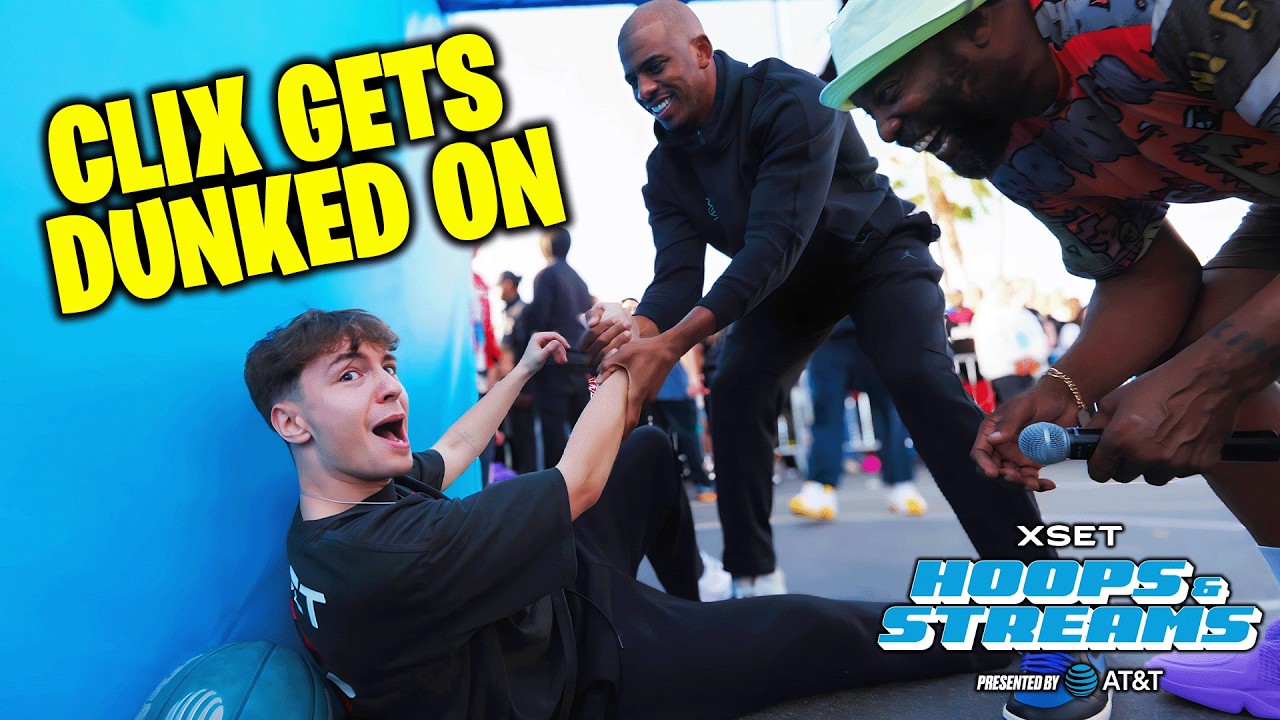 Clix got DUNKED ON | Hoops and Streams presented by XSET & AT&T