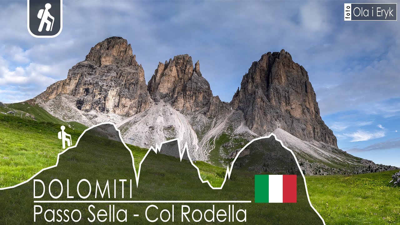 Dolomiti : Passo Sella - Rifugio Salei - Rifugio Col Rodella