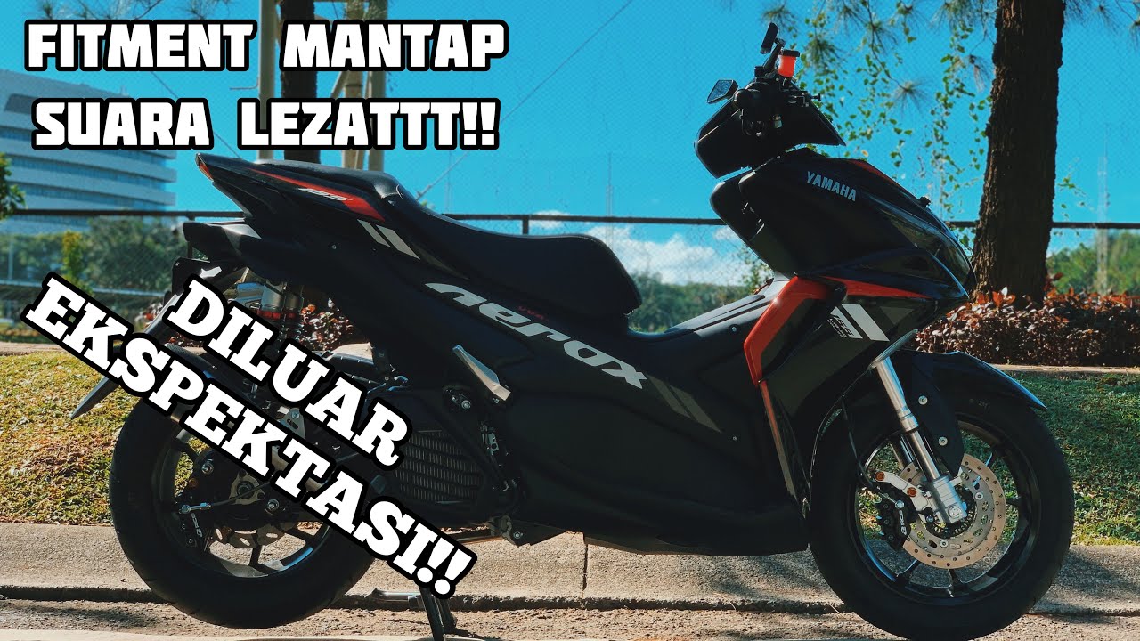 GANTI KNALPOT ALL NEW AEROX 2021 CONNECTED - SHIJIRO REVOLVER / R1