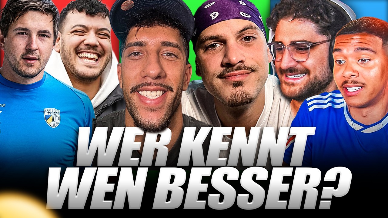 WER KENNT WEN BESSER ⁉️🤔 - Mit Eli, Maus, Willy, Panne & Mehdi 😂🔥