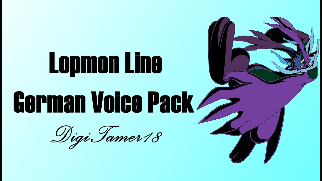 Digimon Masters Online Lopmon (Wendigomon Line) Voice Pack German