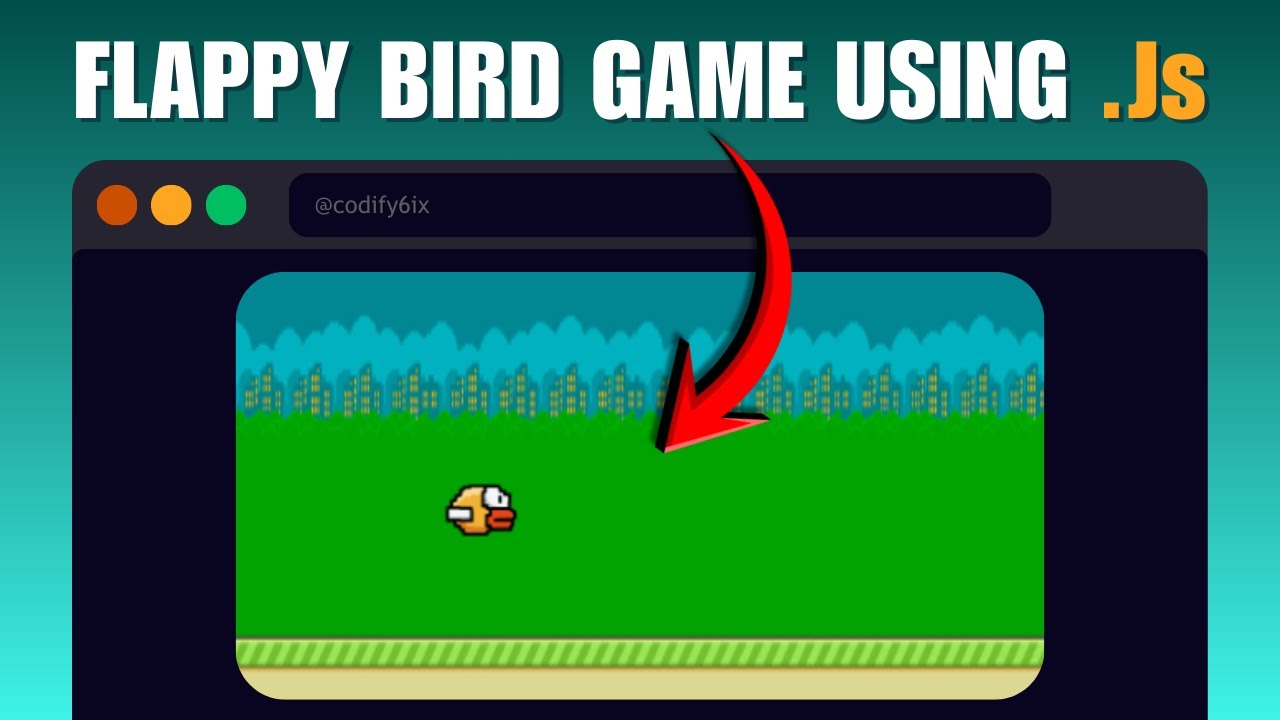 Flappy Bird Game using HTML, CSS & JS | ASMR Program (No Talking)