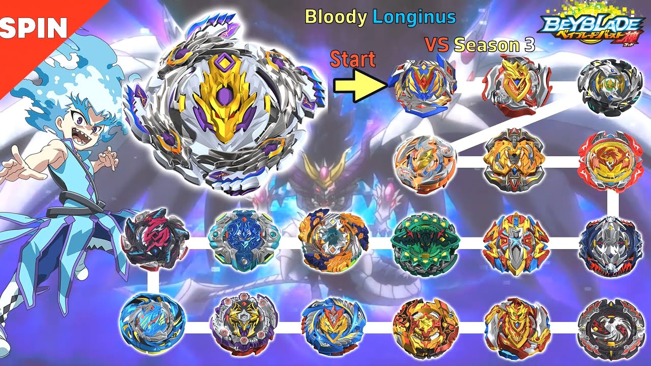 Bloody Longinus VS ALL Cho-Z marathon Beyblade Burst Cho-Z 베이블레이드 버스트 초제트 블러디 롱기누스 VS 올 초제트 마라톤 배틀
