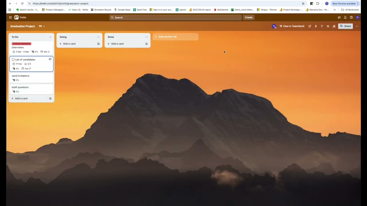 Trello tutorial + TeamGantt