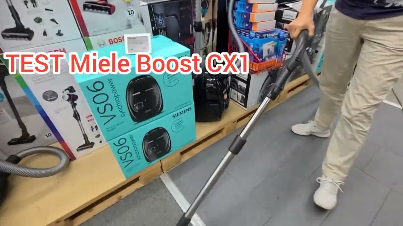 Neue Staubsauger bei Mediamarkt getestet: MIEHLE C1 C2 C3 Philips Siemens Bosch Thomas