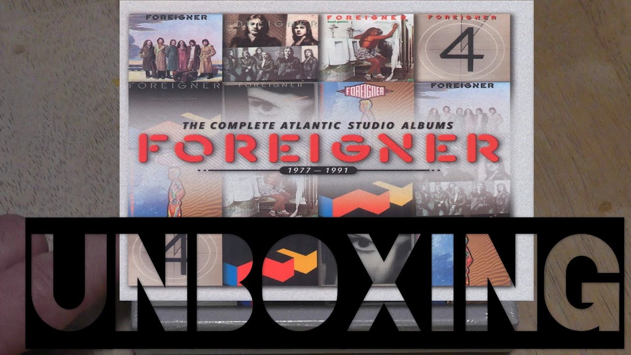 FOREIGNER Complete Atlantic Albums 1977-1991 UNBOXING