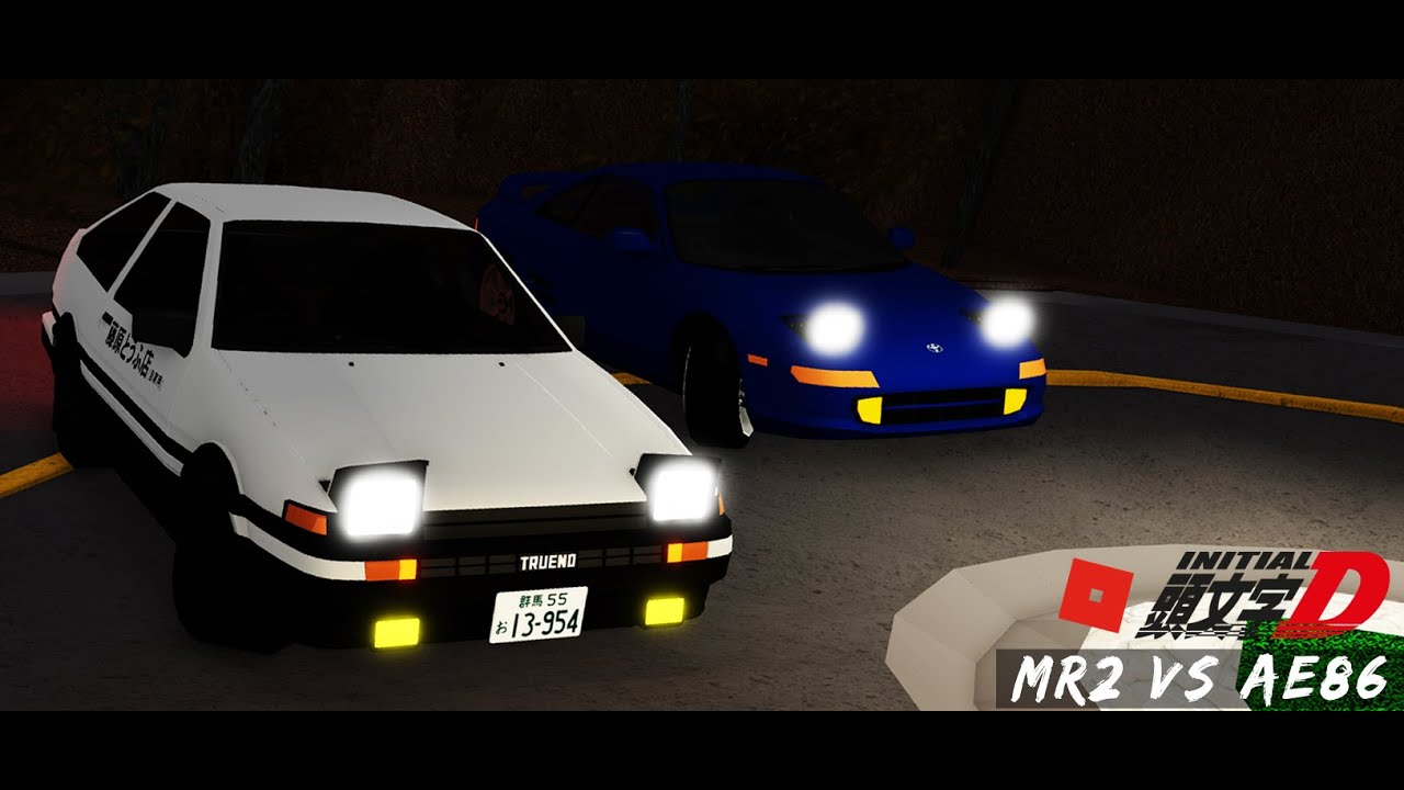 [ENG CC] SW20 vs AE86 (Kai Kogashiwa vs Takumi Fujiwara) | Roblox Initial D Remake #14