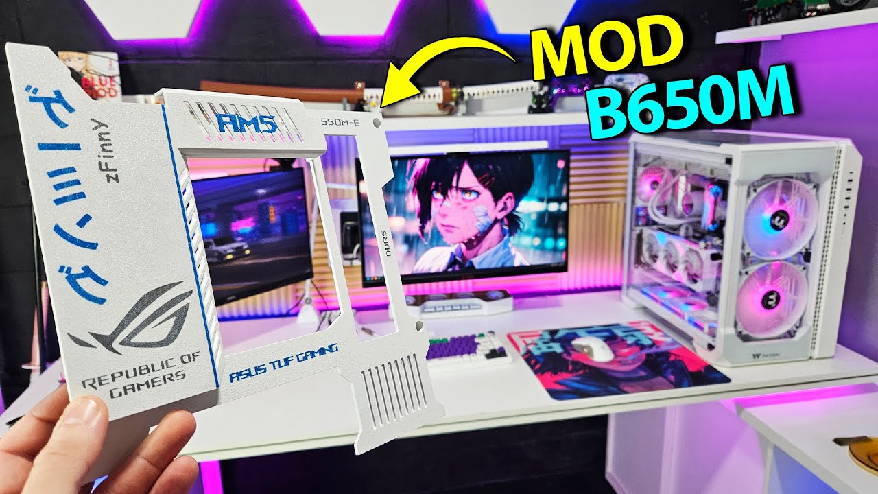 Modifiquei a Placa Mãe do @zFinnY | Upgrades no Meu Setup
