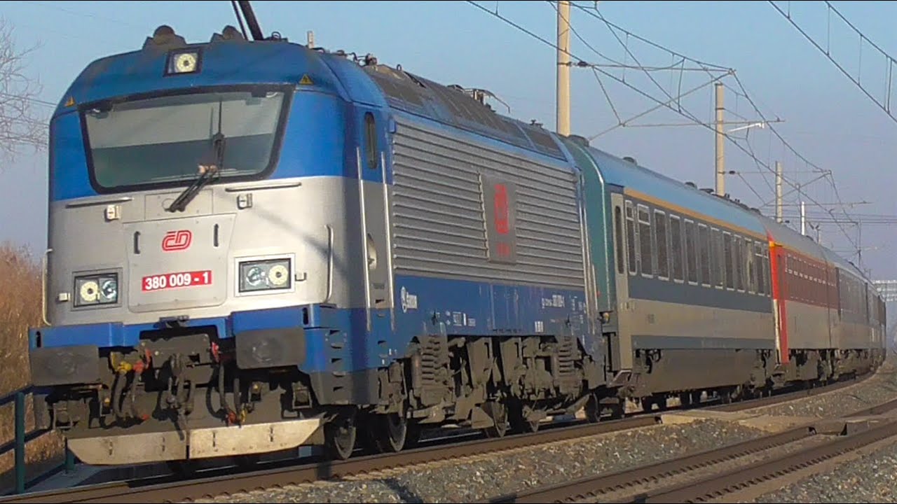 Vlaky Lhota pod Přeloučí - 14.2.2017 / Trains in Lhota pod Přeloučí
