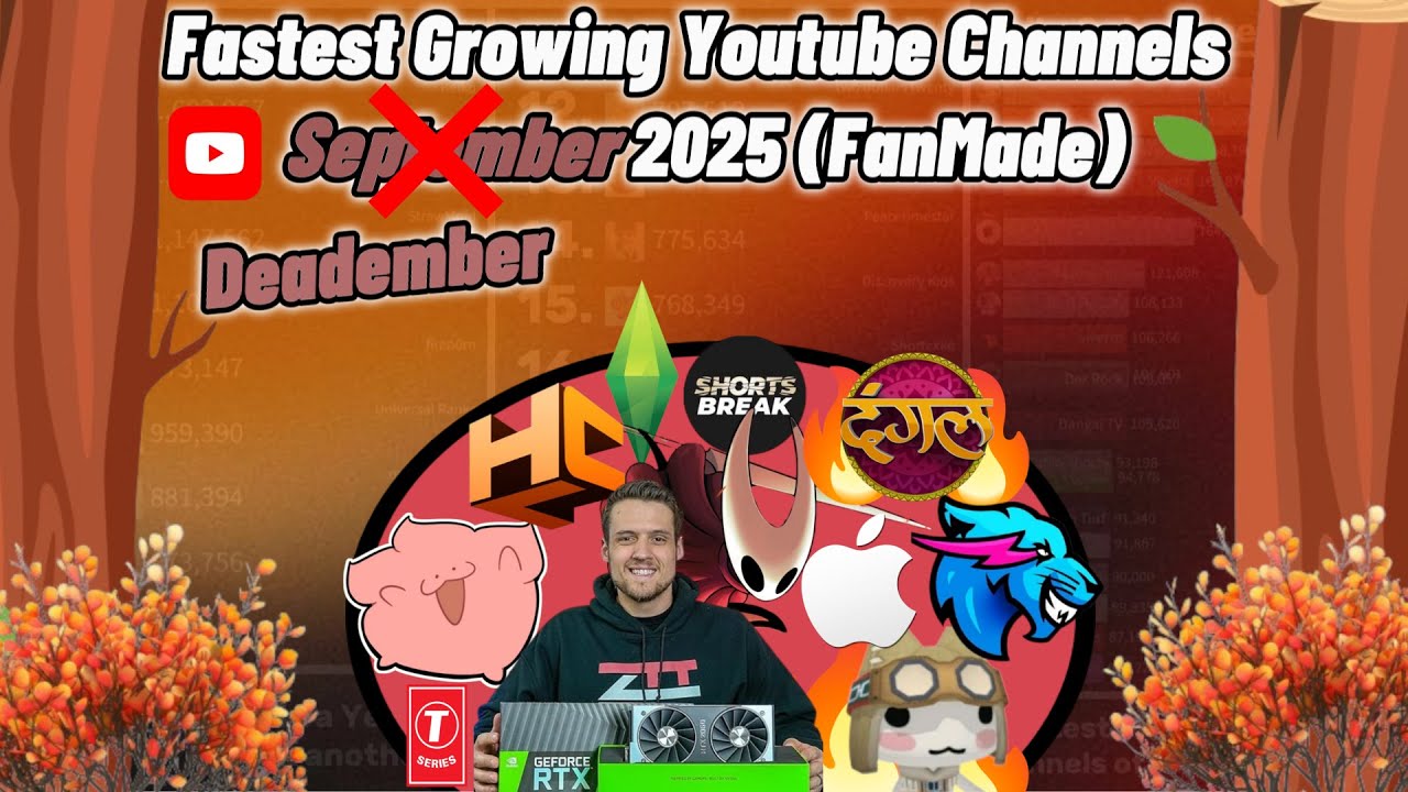 The Weakest Month Yet? Fastest Growing Channels September 2025 (Fanmade)