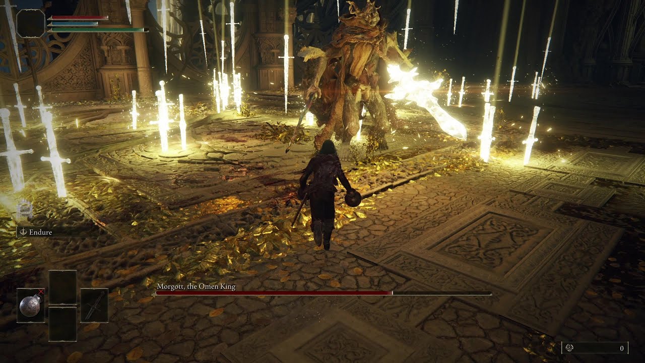 Morgott, the Omen King - RL1 NG+7 +0 Weapons [No Roll/Jump/Talismans/Buffs/Aux/AoW]