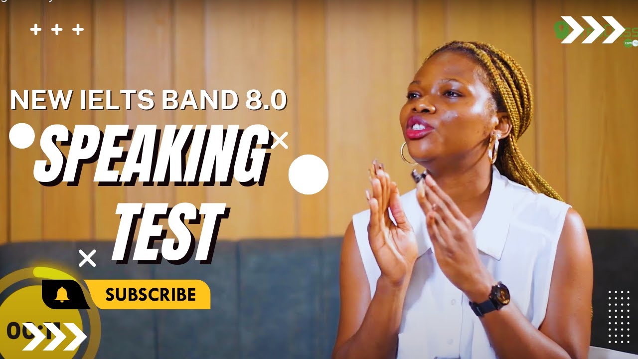 IELTS TEST WITH TIPS FOR BAND 8.0! SPEAKING TEST FOR AFRICANS