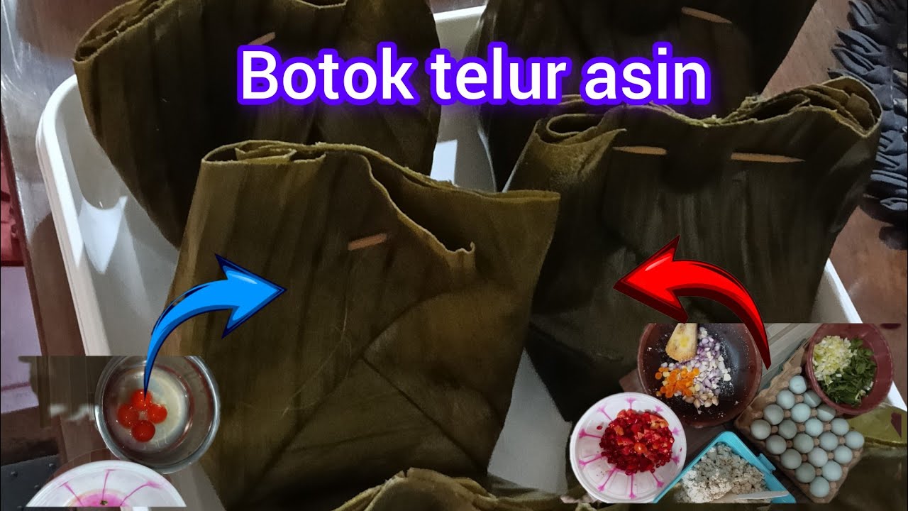 Botok telur asin, ingin tahu cara nya simak ya gays 