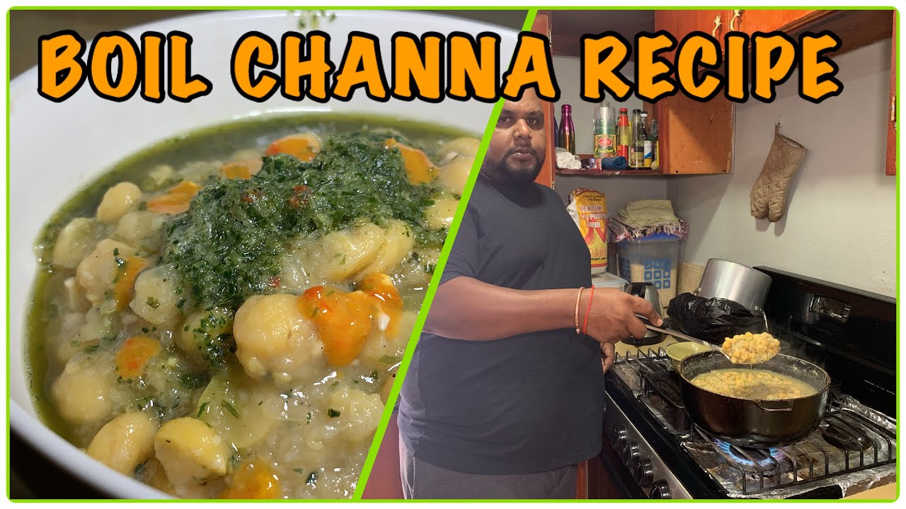 BOIL CHANNA RECIPE / CHANNA SOUSE | TRINI STYLE
