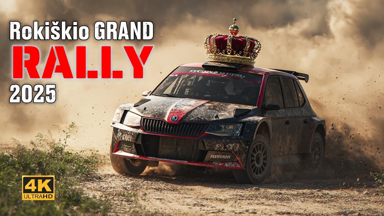 Rokiškio Grand Rally 2025 – Best of Rally Racing: Jumps, Offs & Action-Packed Moments! 4K