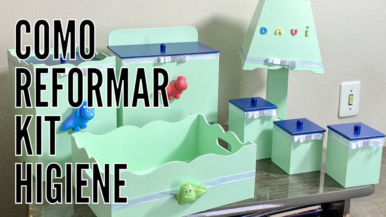 COMO REFORMAR KIT HIGIENE - MDF | Super facinho.