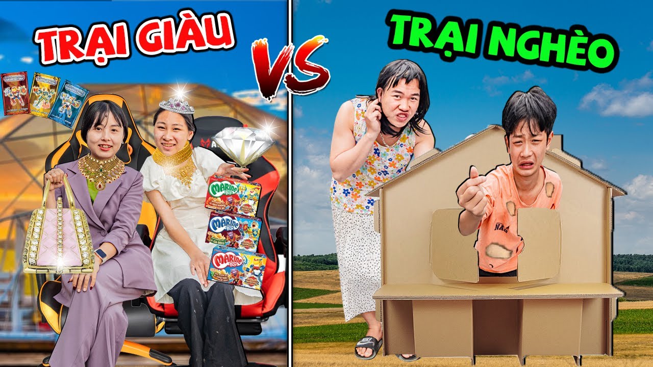 Mẹ Giàu Vs Mẹ Nghèo - Buổi Cắm Trại Của Các Chiến Thần ❤ KN CHENO Chị Hằng