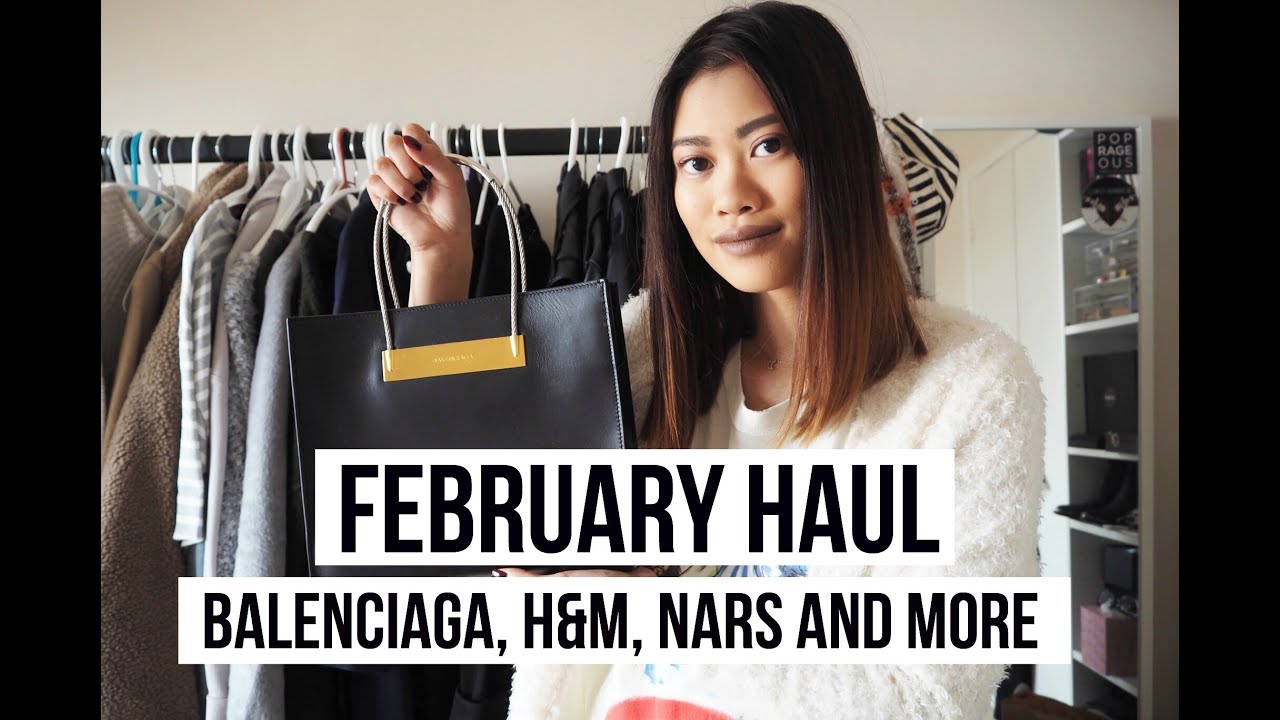 FEBRUARY HAUL FT. BALENCIAGA, H&M AND MORE | IDRESSMYSELFF