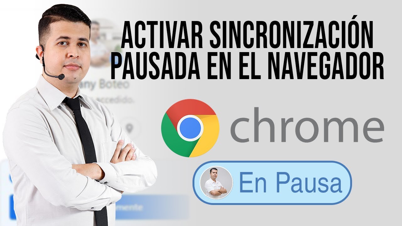 Sincronización en pausa en Google Chrome (2025)