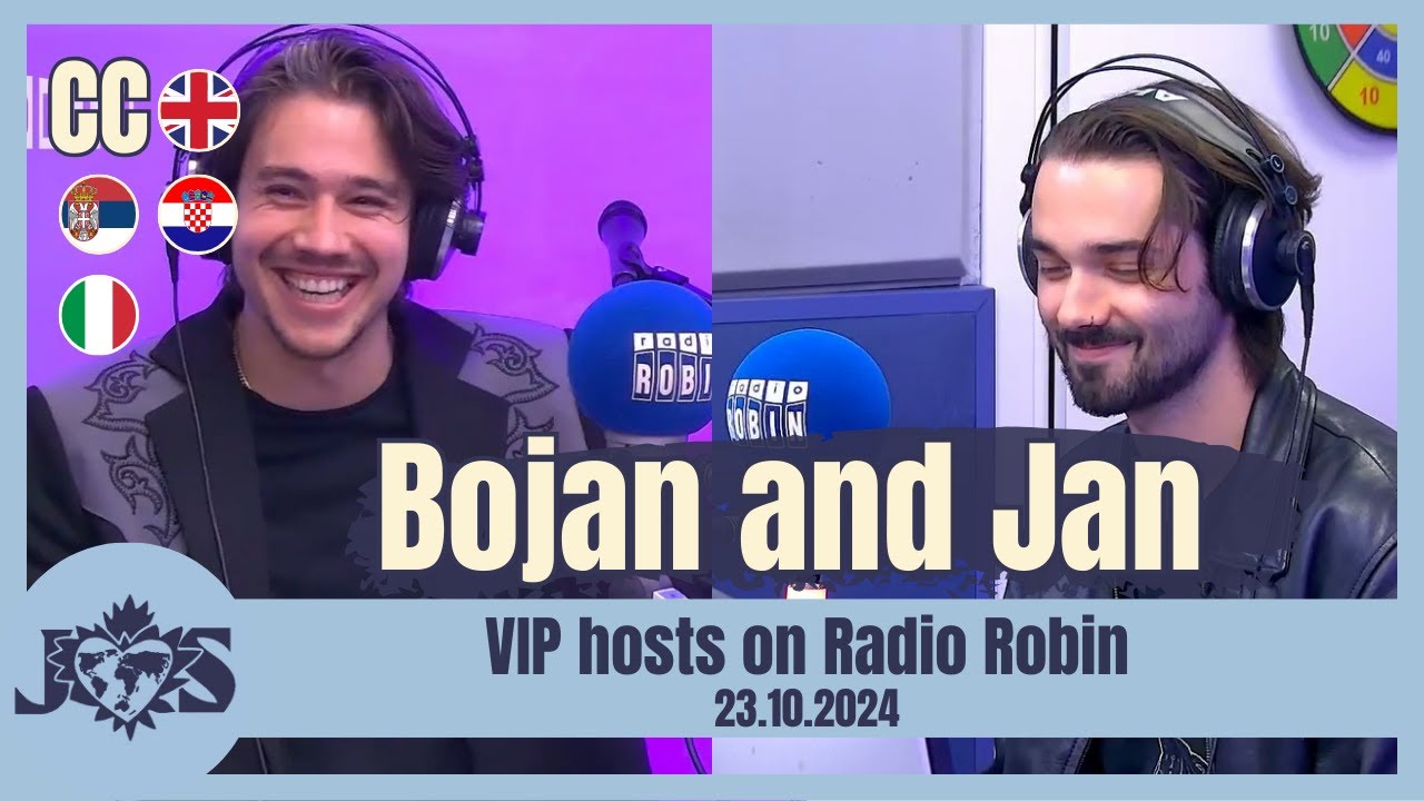 [ENG SUB] Bojan Cvjetićanin and Jan Peteh as VIP hosts on Radio Robin (23.10.2024)