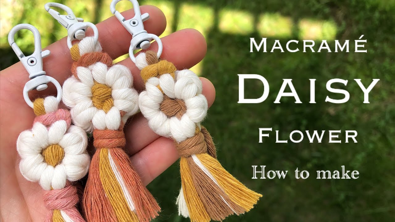 MACRAME DAISY | DIY Macrame Flower