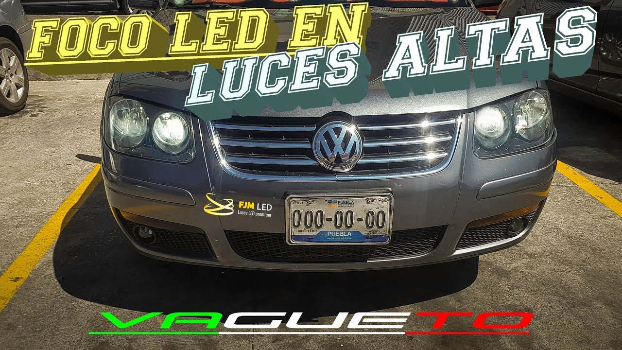 LED en las altas del Jetta Clasico | a prueba FJM LED |  VW JETTA CLASICO A4 | VW JETTA 4 | MK4