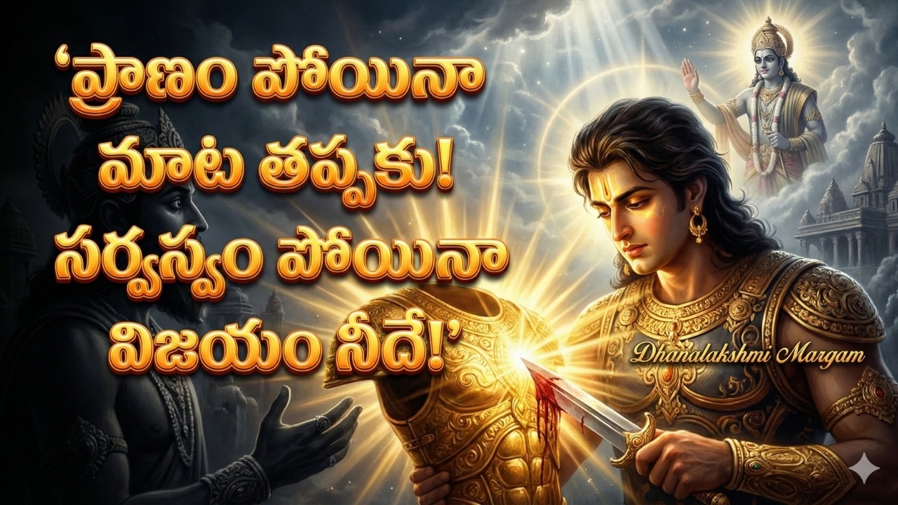 మాట తప్పితే సర్వనాశనం! కర్ణుడు వెల్లడించిన ఈ 5 రహస్యాలు వినకపోతే మీకే నష్టం!
