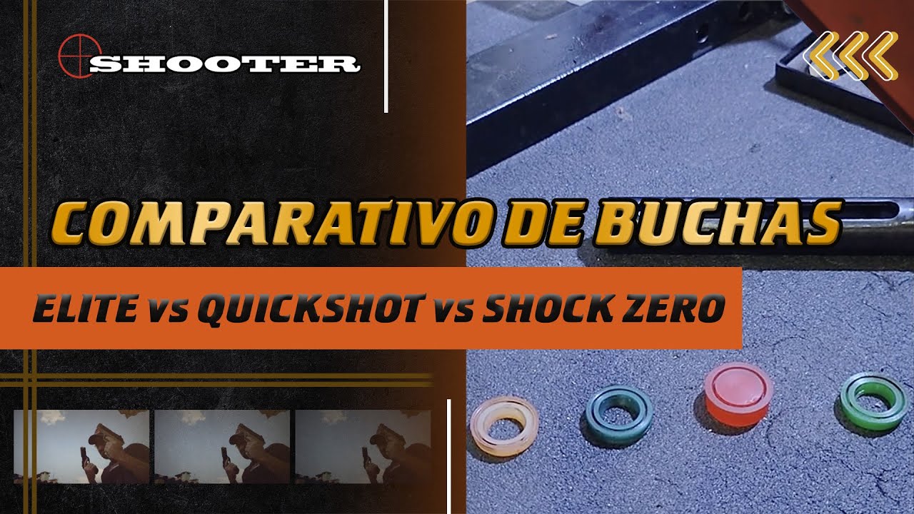 Comparativo - Buchas ELITE vs QUICKSHOT vs SHOCK ZERO, qual a mehor?