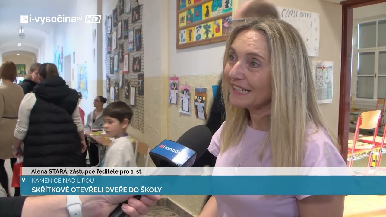 SKŘÍTKOVÉ OTEVŘELI DVEŘE DO ŠKOLY