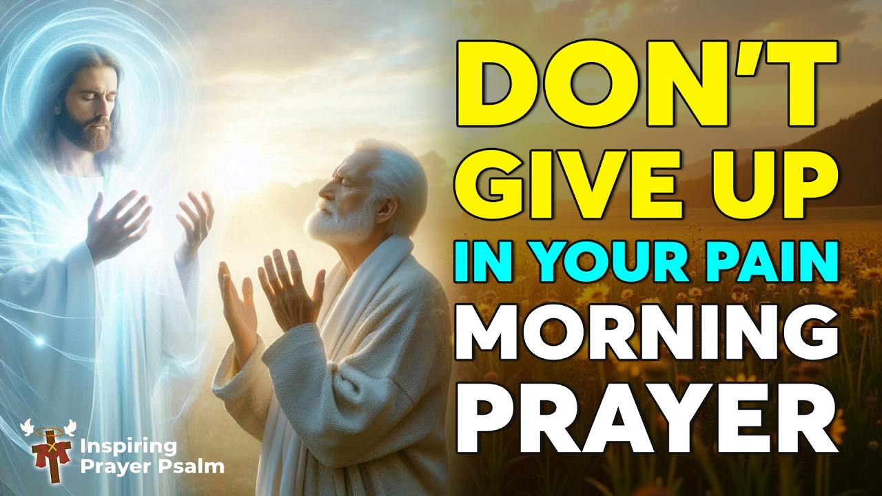 Don’t Give Up in Your Pain | Morning Prayer for Hope, Healing & Strength | Morning Prayer