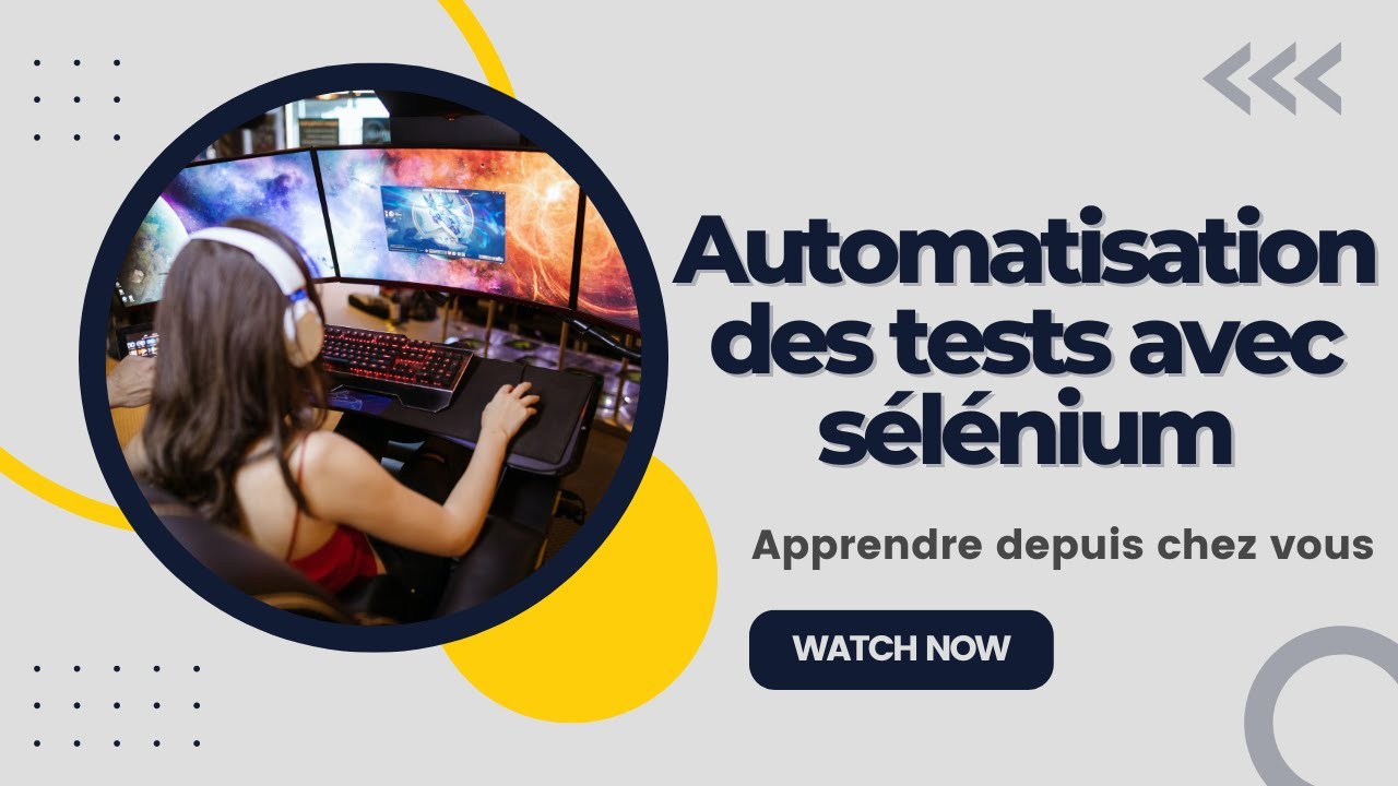 Automatisation des tests avec sélénium  -Partie 1