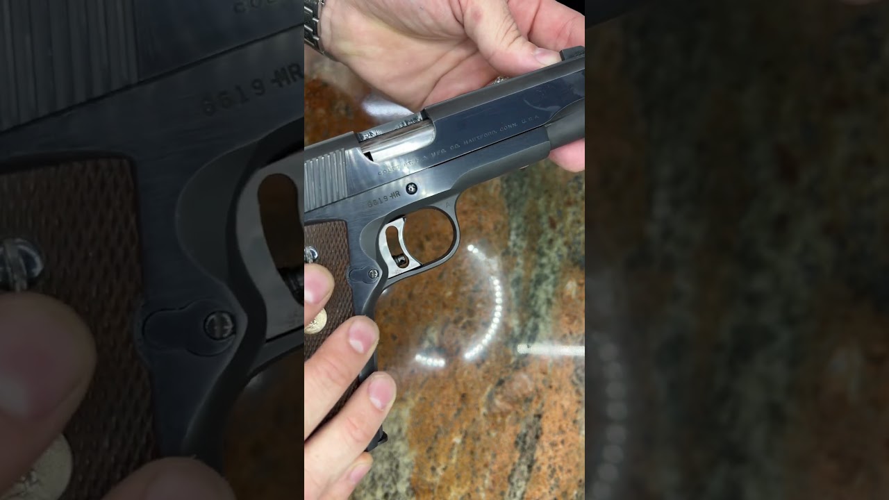 Colt 1911. Rare. 38. Special GOLD CUP NATIONAL MATCH (MID RANGE) 1970.   #antiquefirearms