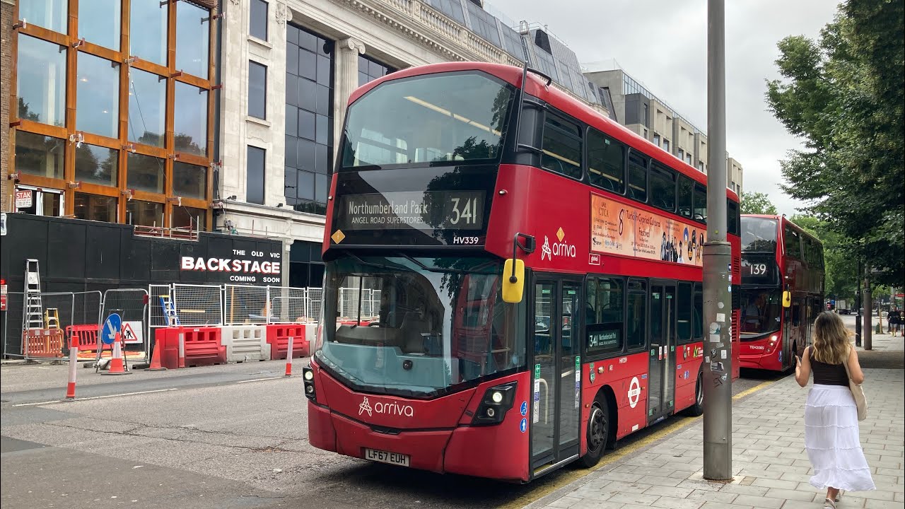 TFL 341 滑鐵盧轉車站Waterloo BBI➡️ 子午線水Marian Water 🚌LF67 EUH/HV 339